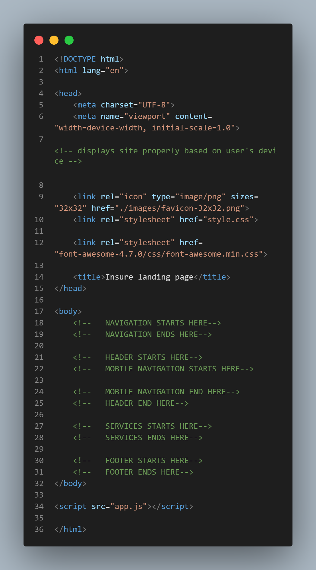 html-structure-sheet